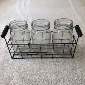 Rustic mason jar decor